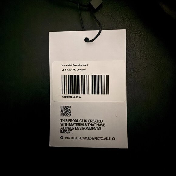 Princess Polly Vivre Mini Dress Leopard US6/AU10/UK10/EU38 - Picture 5 of 6